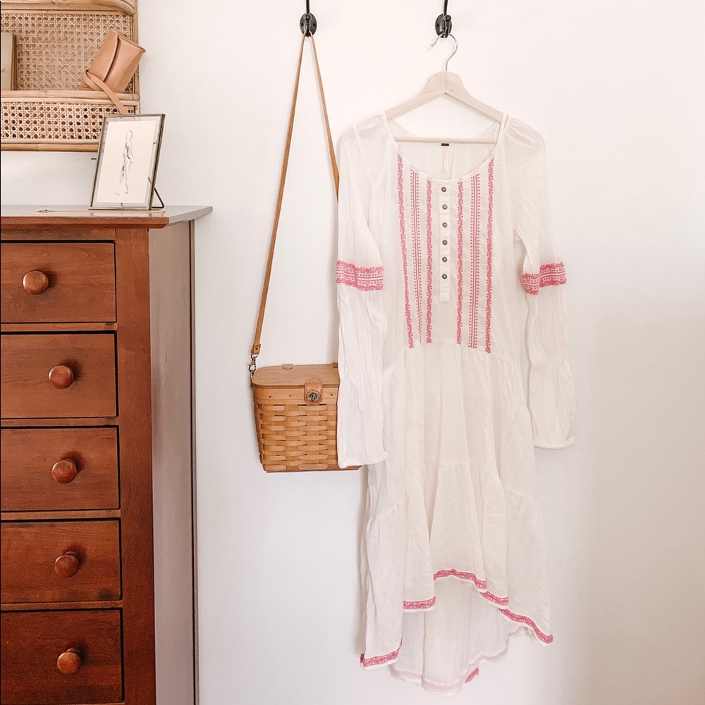 Free People bohemian white dress